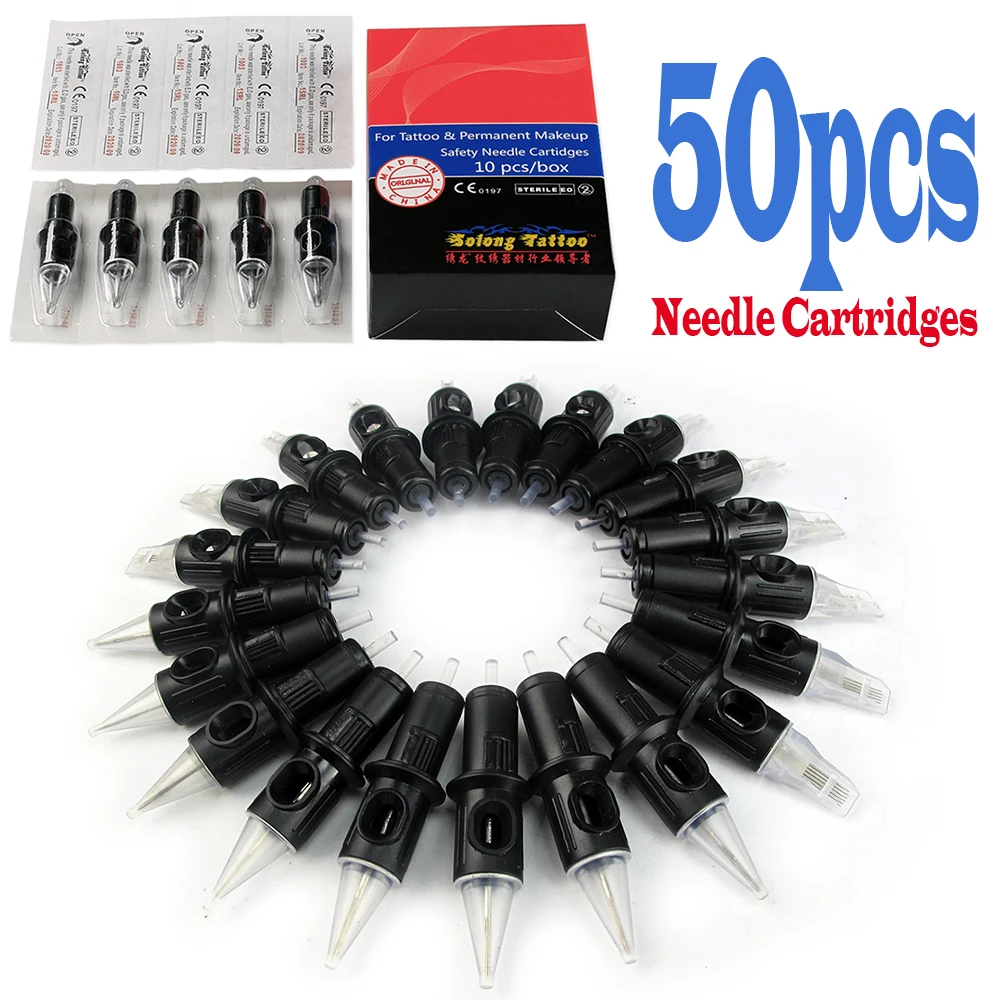 50Pcs Stigma Disposable Needle Cartridge forTattoo Pen machine Mixed tattoo needles 3rl 5rl 7rl ..
50Pcs Stigma Disposable Needle Cartridge forTattoo Pen machine Mixed tattoo needles 3rl 5rl 7rl ..