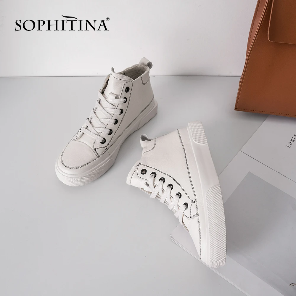 SOPHITINA Fashion Sewing Casual Flats High Quality Genuine Leather Bordered Round Toe Shoes Hot Sale Lace-up Women's Flats MO130
SOPHITINA Fashion Sewing Casual Flats High Quality Genuine Leather Bordered Round Toe Shoes Hot Sale Lace-up Women's Flats MO130