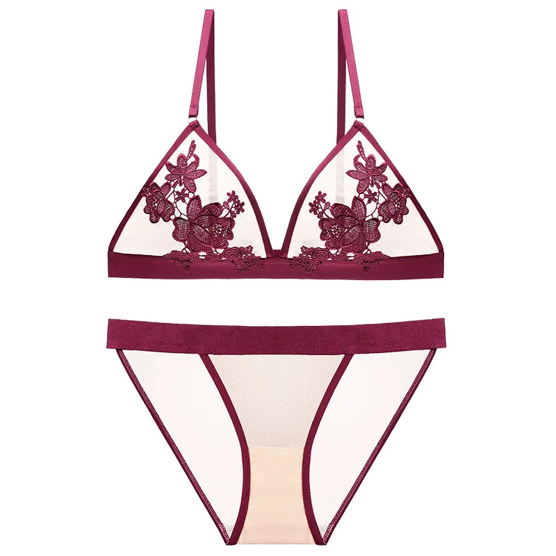 Black sexy lace lingerie set female underwear flower embroidery transparent bra push up suit briefs bra and panty set elegance
Black sexy lace lingerie set female underwear flower embroidery transparent bra push up suit briefs bra and panty set elegance