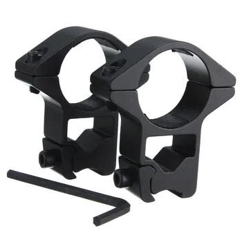 2pcs High Profile 25.4mm 1" Scope Rings 11mm Dovetail Weaver Rail Mount
2pcs High Profile 25.4mm 1" Scope Rings 11mm Dovetail Weaver Rail Mount