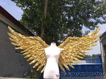 NEW Arrival Customized high quality Sexy Gold Devil feather wings Unique COS props party club decorations EMS Free shipping
NEW Arrival Customized high quality Sexy Gold Devil feather wings Unique COS props party club decorations EMS Free shipping