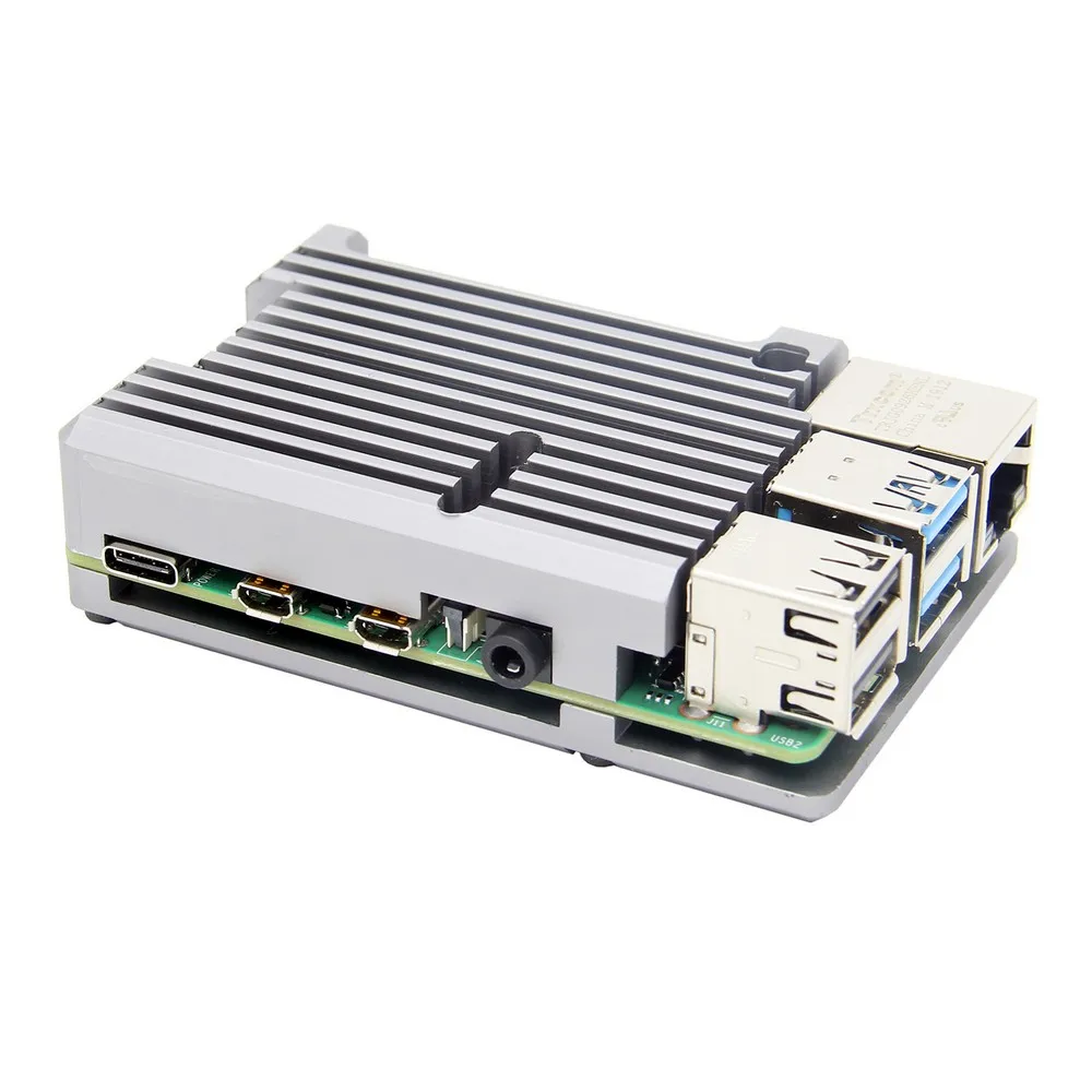 Raspberry Pi 4 Model B Protective Shell,Passive Cooling Aluminum Alloy Armor Case, Metal Enclosure for Raspberry Pi 4 Model B
Raspberry Pi 4 Model B Protective Shell,Passive Cooling Aluminum Alloy Armor Case, Metal Enclosure for Raspberry Pi 4 Model B