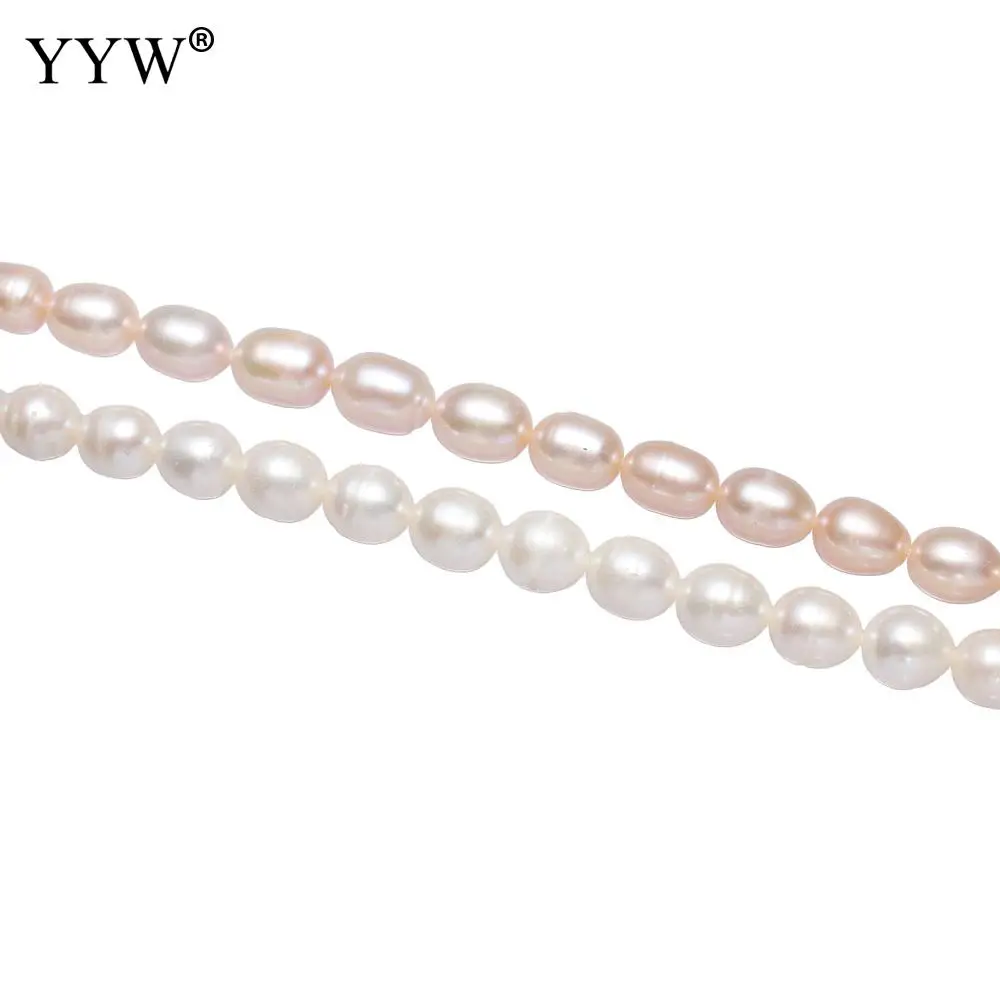 High Quality 100% Cultured Rice Freshwater Pearl Beads natural 8-9mm Approx 0.8mm Sold Per Approx 14.5 Inch Strand
High Quality 100% Cultured Rice Freshwater Pearl Beads natural 8-9mm Approx 0.8mm Sold Per Approx 14.5 Inch Strand