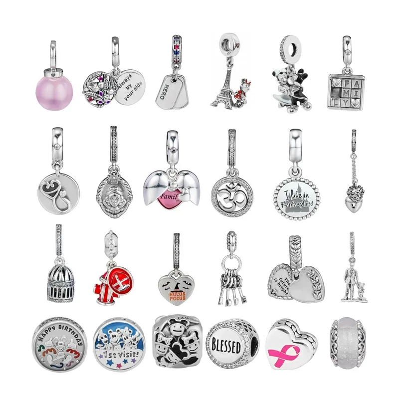 925 Sterling Silver Dangle Charm Fits Snake Chain Bracelet Charms 925 Original Silver Bead DIY Making Pendant Jewelry
925 Sterling Silver Dangle Charm Fits Snake Chain Bracelet Charms 925 Original Silver Bead DIY Making Pendant Jewelry