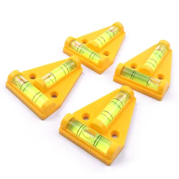 4Pcs 44*58mm T type Two ways Mini Spirit Level Bubble ABS & Plastic Level Measurement Instrument Bubble Level Tool Color Random
4Pcs 44*58mm T type Two ways Mini Spirit Level Bubble ABS & Plastic Level Measurement Instrument Bubble Level Tool Color Random