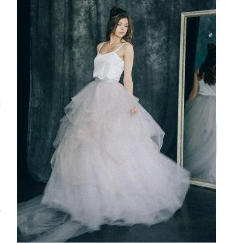 Elegant Ball Gown Wedding Party Skirts Tiered Tulle White Ivory Bridal Skirt Floor Length Custom Plus Size Female Women Skirts
Elegant Ball Gown Wedding Party Skirts Tiered Tulle White Ivory Bridal Skirt Floor Length Custom Plus Size Female Women Skirts