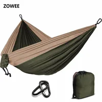 Camping Parachute Hammock Survival Garden Outdoor Furniture Leisure Sleeping Hamaca Travel Double Hammock 300*200cm image