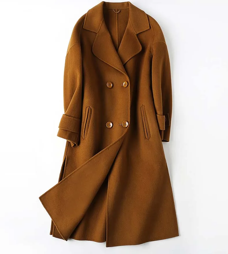 Clearance 2018 woman wool cashmere long overcoat double breasted lady female winter autumn spring warm clothing brown for sales
Clearance 2018 woman wool cashmere long overcoat double breasted lady female winter autumn spring warm clothing brown for sales