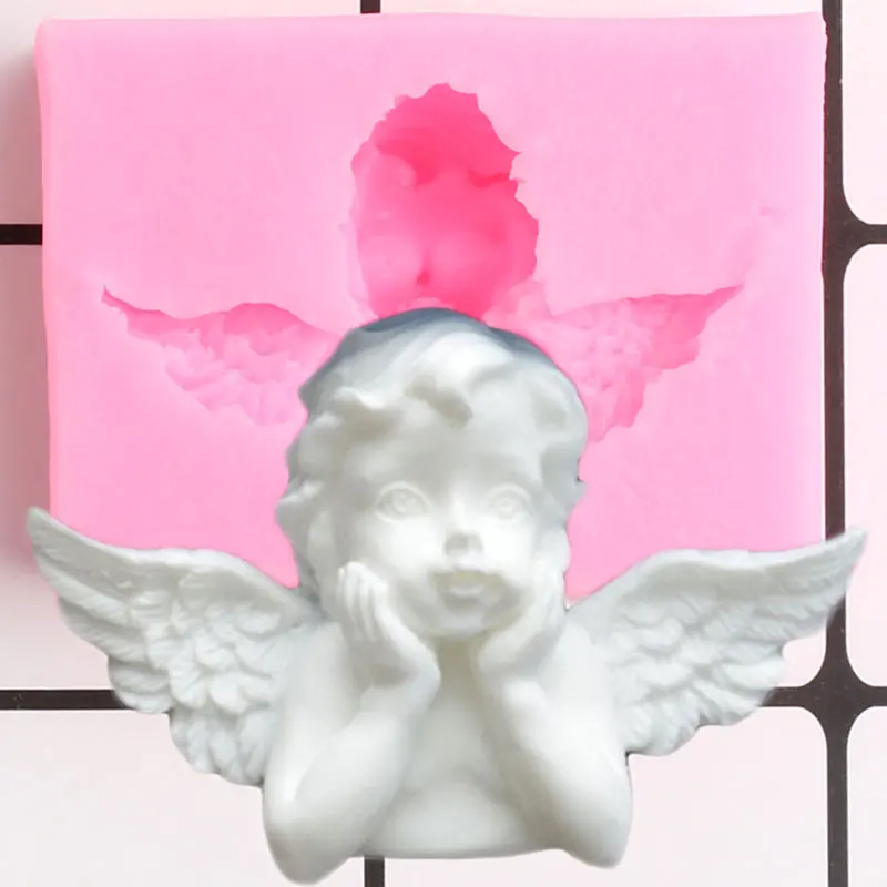 3D Angel Silicone Mold Candy Chocolate Baking Fondant Molds DIY Cake Decorating Tools Aromatherapy Wax Clay Candle Soap Moulds
3D Angel Silicone Mold Candy Chocolate Baking Fondant Molds DIY Cake Decorating Tools Aromatherapy Wax Clay Candle Soap Moulds
