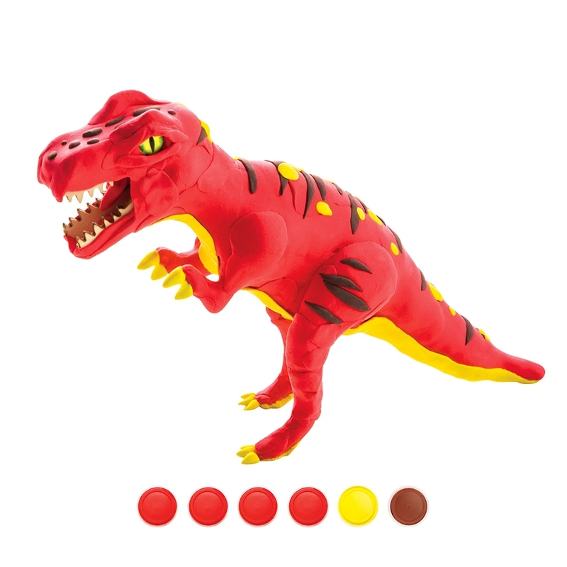 Robud DIY Action & Toy Figure Dinosaur Model Safe and Non-toxic Clay with 3D Wooden Puzzle Gift Educational Toy for Children
Robud DIY Action & Toy Figure Dinosaur Model Safe and Non-toxic Clay with 3D Wooden Puzzle Gift Educational Toy for Children