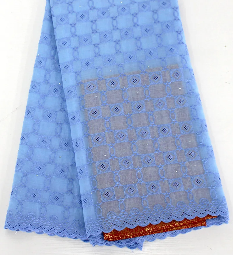 African Swiss Voile Lace High Quality Swiss Voile Lace in Switzerland Light Blue 5yards Cotton African Nigeria Material Man ZDDY
African Swiss Voile Lace High Quality Swiss Voile Lace in Switzerland Light Blue 5yards Cotton African Nigeria Material Man ZDDY