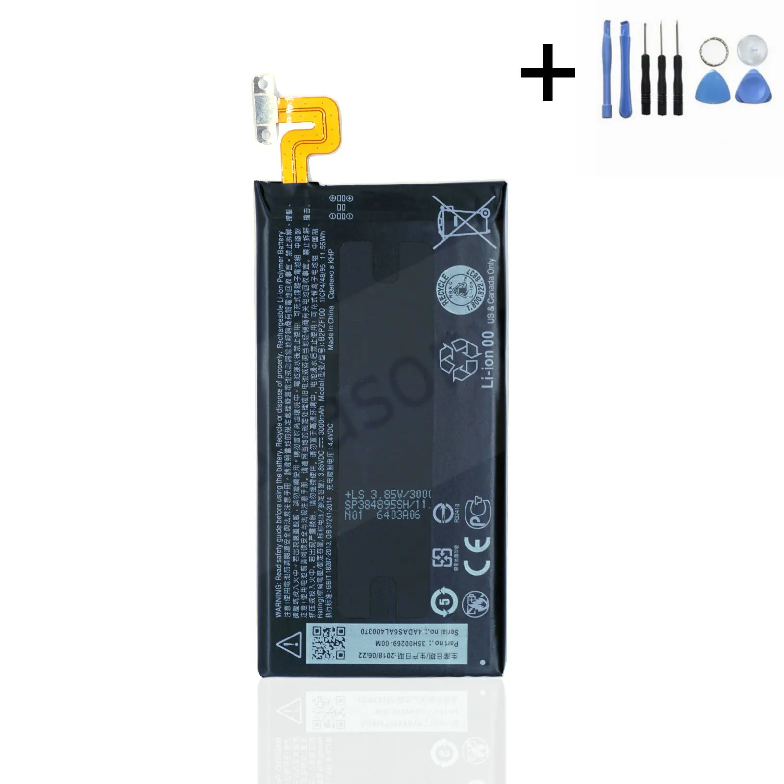 Seasonye 3000mAh / 11.55Wh B2PZF100 Phone Replacement Battery For HTC Ocean Note U-1w U Ultra U-1u Batterie Bateria Batterij
Seasonye 3000mAh / 11.55Wh B2PZF100 Phone Replacement Battery For HTC Ocean Note U-1w U Ultra U-1u Batterie Bateria Batterij