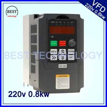 220V 0.8KW VFD CNC Spindle motor driver speed control 800W Variable Frequency Driver Inverter 1HP or 3HP Input 3HP Output
220V 0.8KW VFD CNC Spindle motor driver speed control 800W Variable Frequency Driver Inverter 1HP or 3HP Input 3HP Output