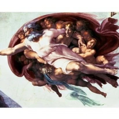Sistine Chapel Ceiling Creation of Adam 1510 Poster Print by Michelangelo Buonarroti (24 x 18)
