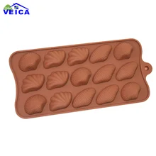 1pcs DIY Handmade Cake Molds 15 Lattices Shell Shape Silicone Soap Mould Silicone Cake Molds
1pcs DIY Handmade Cake Molds 15 Lattices Shell Shape Silicone Soap Mould Silicone Cake Molds