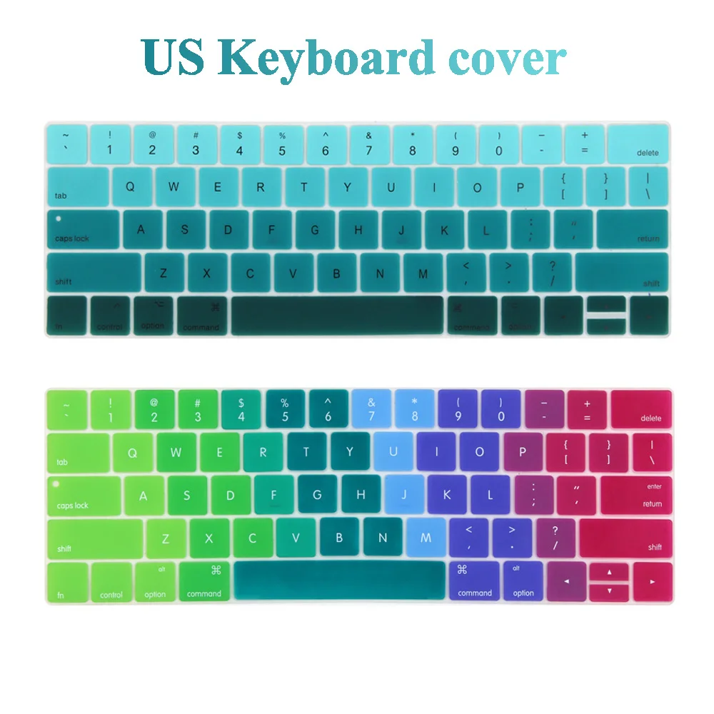 English US Enter keyboard Cover for 2016-2018 Macbook Pro 13 15 inch with Touch Bar New Model A1706 A1707
English US Enter keyboard Cover for 2016-2018 Macbook Pro 13 15 inch with Touch Bar New Model A1706 A1707