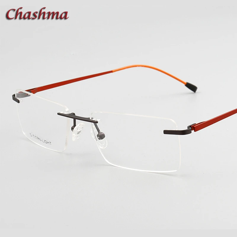 Chashma Designer Eyewear Optical Prescription Titanium Frame for Men Rimless Light Eyeglass Hinge Quality Glasses Frame Men
Chashma Designer Eyewear Optical Prescription Titanium Frame for Men Rimless Light Eyeglass Hinge Quality Glasses Frame Men