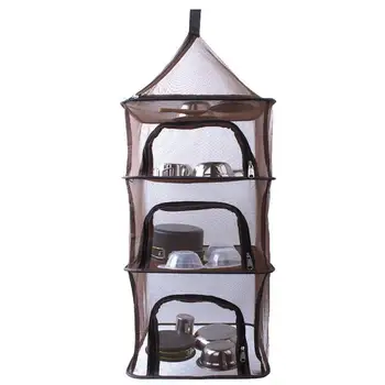 4 Layer Portable Hanging Drying Net Mesh Storage Organizer Net Shelf Rack for Picnic Fishing Kitchen
4 Layer Portable Hanging Drying Net Mesh Storage Organizer Net Shelf Rack for Picnic Fishing Kitchen