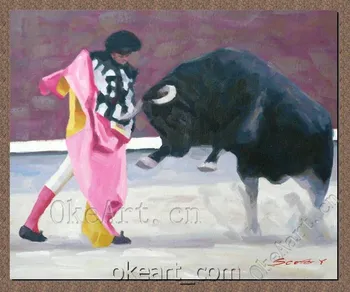 Hand Painted Impressionist Oil Painting On Canvas Bull Warriors Bullfighting B01 Decorative Painting Paintings Wall Decor
Hand Painted Impressionist Oil Painting On Canvas Bull Warriors Bullfighting B01 Decorative Painting Paintings Wall Decor