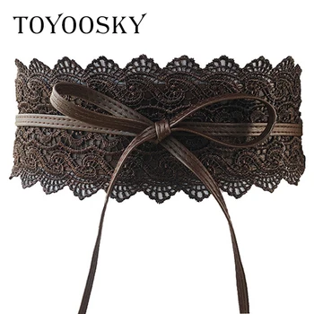 2018 New Black White Wide Corset Lace Belt Female Self Tie Obi Cinch Waistband Belts for Women Wedding Dress Waist Band TOYOOSKY 
2018 New Black White Wide Corset Lace Belt Female Self Tie Obi Cinch Waistband Belts for Women Wedding Dress Waist Band TOYOOSKY