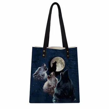 Customized Wolf Print PU Leather Hand Bag Women Female PU Shoulder Bags Handbag Top-Handle Handbag bolsa feminina bolso mujer
Customized Wolf Print PU Leather Hand Bag Women Female PU Shoulder Bags Handbag Top-Handle Handbag bolsa feminina bolso mujer