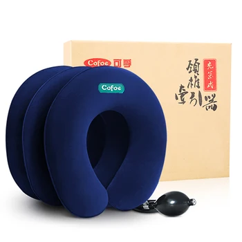 Cofoe Neck Stretching Device Inflatable Neck Traction 3 Layer Soft Cervical Collar Vertebra Massager Neck Traction Pillow
Cofoe Neck Stretching Device Inflatable Neck Traction 3 Layer Soft Cervical Collar Vertebra Massager Neck Traction Pillow