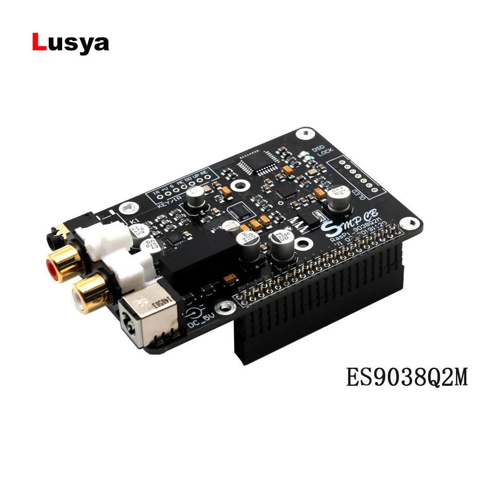 Цифровой декодер ES9038q2m плата трансляции OPA1612 Op для Raspberry Pi DAC до I2S 32 бит 384K