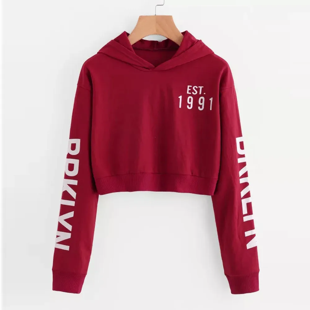 Hoodies Women Sweatshirt Letters Long Sleeve Hoodie Sweatshirt Pullover Tops Bluza Damska Poleron mujer Moletom Sudadera Mujer
Hoodies Women Sweatshirt Letters Long Sleeve Hoodie Sweatshirt Pullover Tops Bluza Damska Poleron mujer Moletom Sudadera Mujer