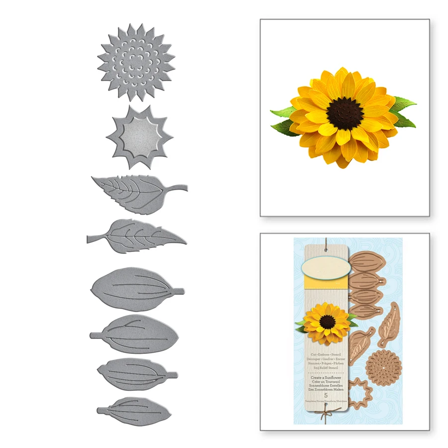 Ufurty Handcraft Metal Cutting Dies New 2019 Sunflower Stitched Embossing Die Stencil for DIY Scrapbooking Album Card Decorative
Ufurty Handcraft Metal Cutting Dies New 2019 Sunflower Stitched Embossing Die Stencil for DIY Scrapbooking Album Card Decorative