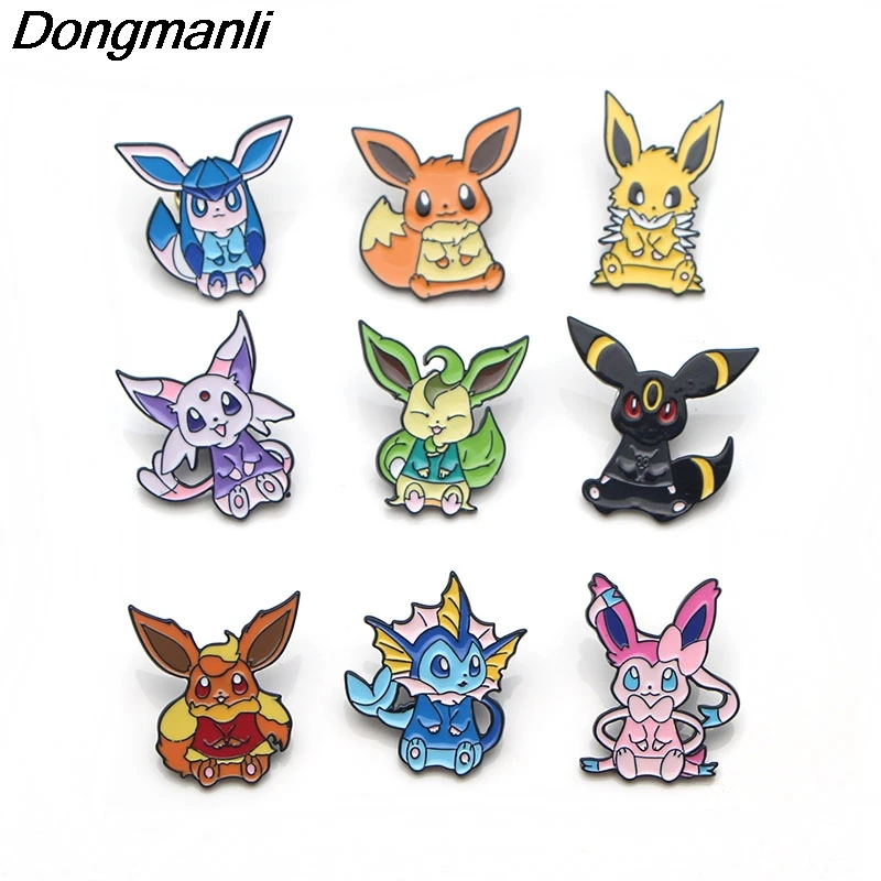 P3411 Dongmanli Cute Eevee Metal Enamel Pins and Brooches for Women Men Lapel Pin Backpack Bags Badge Kids Gifts Jewelry
P3411 Dongmanli Cute Eevee Metal Enamel Pins and Brooches for Women Men Lapel Pin Backpack Bags Badge Kids Gifts Jewelry