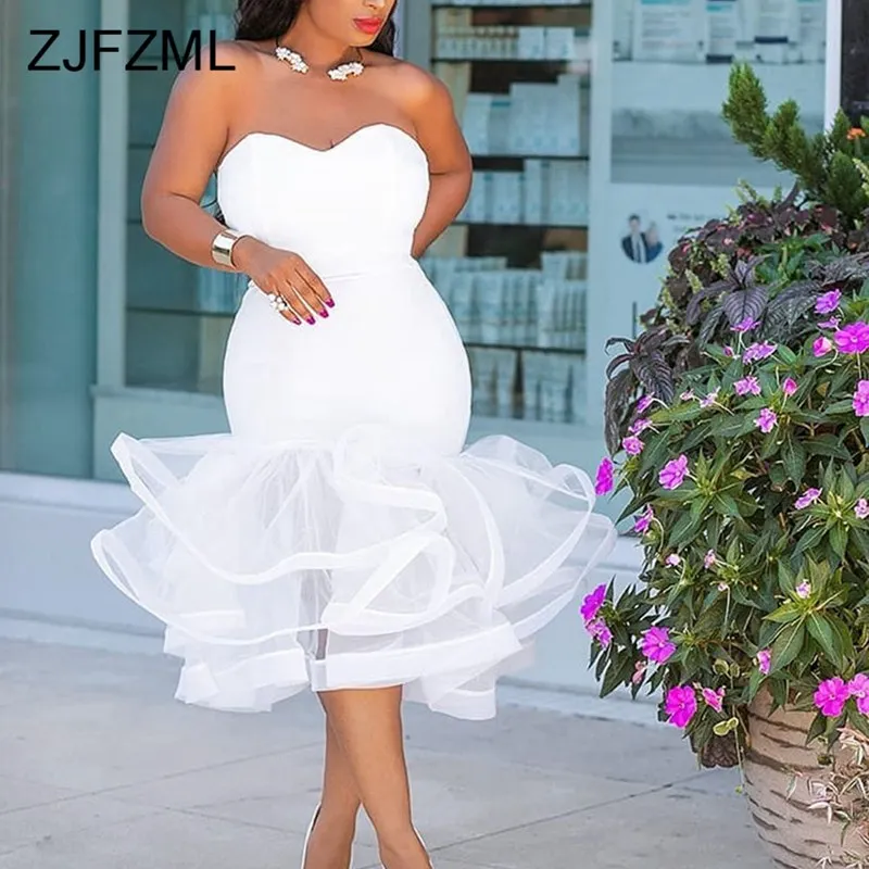 ZJFZML Sleeveless Strapless Mesh Patchwork Sexy Bodycon Dress Women Autumn Club Mermaid Dresses Causal Femme Maxi Vestido
ZJFZML Sleeveless Strapless Mesh Patchwork Sexy Bodycon Dress Women Autumn Club Mermaid Dresses Causal Femme Maxi Vestido