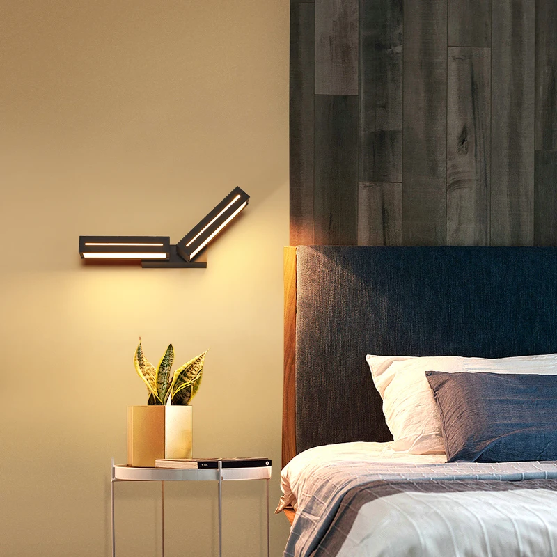 Led wall lights bedside lamp bedroom modern minimalist Nordic personality creative rotating living room aisle stair wall lamp
Led wall lights bedside lamp bedroom modern minimalist Nordic personality creative rotating living room aisle stair wall lamp