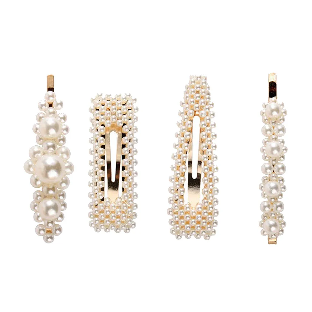 New Jewelry Hair Clip fashion 4pc Pearl Hairpins Hair Pins Decorative Wedding Bridal Artificial Hair Barrettes Gift for Women
New Jewelry Hair Clip fashion 4pc Pearl Hairpins Hair Pins Decorative Wedding Bridal Artificial Hair Barrettes Gift for Women