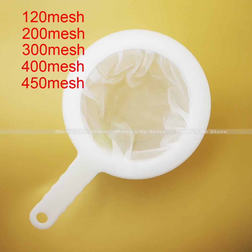 Micro Nylon Mesh Filter with Handle Kitchen Accessories Coffee Filter Strainer Juice Wine Herb Liquid Net Strain Filter Mesh
Micro Nylon Mesh Filter with Handle Kitchen Accessories Coffee Filter Strainer Juice Wine Herb Liquid Net Strain Filter Mesh