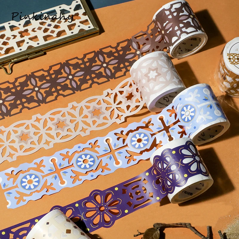 Vintage Color European style Lace edge washi tape DIY decorative scrapbooking planner masking adhesive tape stationery JD022
Vintage Color European style Lace edge washi tape DIY decorative scrapbooking planner masking adhesive tape stationery JD022