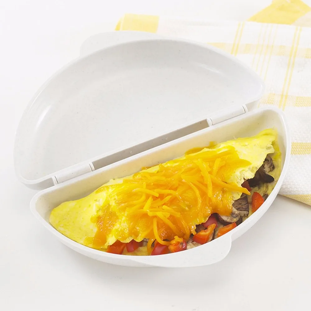 Home Kitchen Microwaveable Egg Omelet Pan Microwave Omelet Cooker for 2 Eggs Portable
Home Kitchen Microwaveable Egg Omelet Pan Microwave Omelet Cooker for 2 Eggs Portable