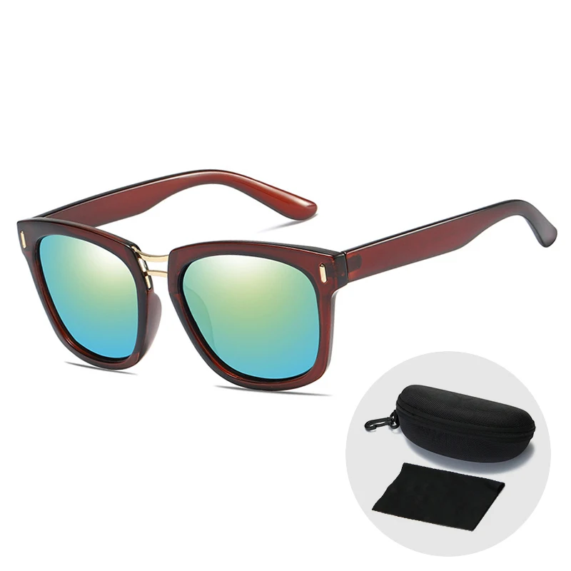 Vintage Square Frame Men Sunglasses Brand Designer Polarized UV400 Sun Glasses For Women Black Frame Driving Glasses with Case
Vintage Square Frame Men Sunglasses Brand Designer Polarized UV400 Sun Glasses For Women Black Frame Driving Glasses with Case