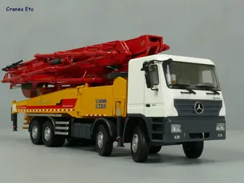 New Painting 1:35 Scale Model, Benz Head XCMG HB62K Pump Truck Model, Replica, Collection Gift
New Painting 1:35 Scale Model, Benz Head XCMG HB62K Pump Truck Model, Replica, Collection Gift