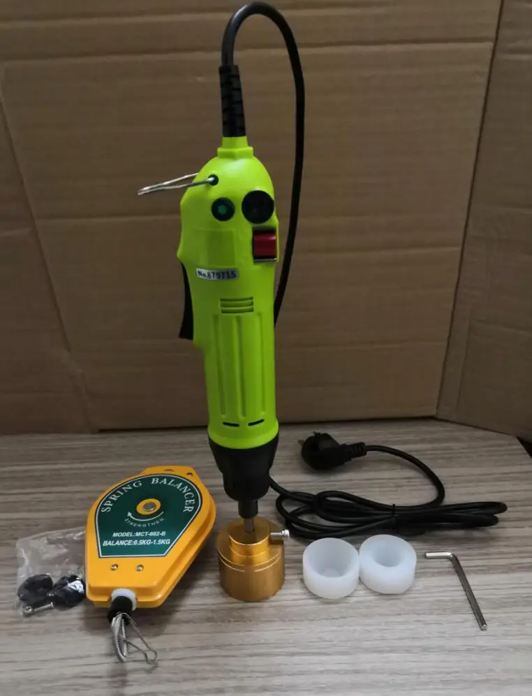 Food Bottle capping Machine handheld sealing machine bottles packaging equipment lid tightener Capping diameter 5-30mm
Food Bottle capping Machine handheld sealing machine bottles packaging equipment lid tightener Capping diameter 5-30mm