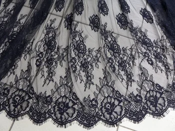 150cm Width 3 Meters/Lot New Black Tulle Eyelash Lace Fabric Soft Mesh Lace Fabric Trim Double Edge
150cm Width 3 Meters/Lot New Black Tulle Eyelash Lace Fabric Soft Mesh Lace Fabric Trim Double Edge