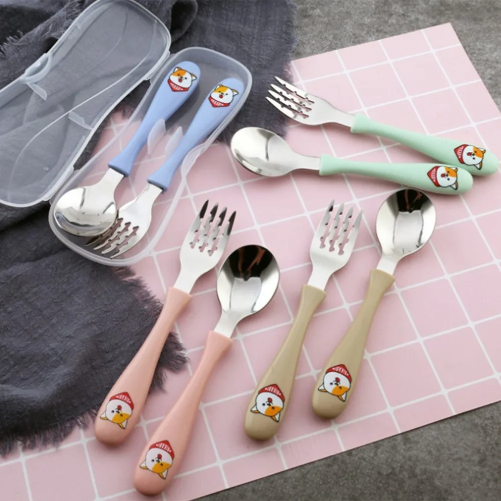 306 Stainless Steel Children'S Tableware Round Spoon / Fork Cartoon Spoon Fork Set
306 Stainless Steel Children'S Tableware Round Spoon / Fork Cartoon Spoon Fork Set