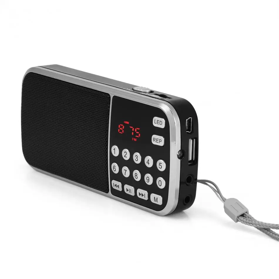 Y-501 FM Radio Portable Digital Audio Music Player Speaker LED Flashlight Support TF Card USB AUX 100% New Brand High Quality
Y-501 FM Radio Portable Digital Audio Music Player Speaker LED Flashlight Support TF Card USB AUX 100% New Brand High Quality