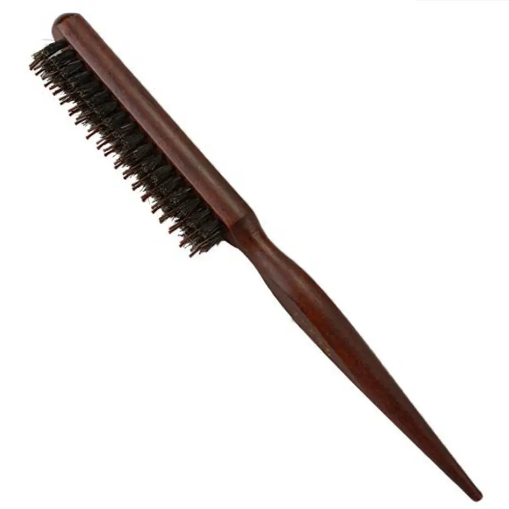 Wood Handle Hair Brush Natural Boar Fluffy Bristle Anti Loss Comb Hairdressing Barber Tool Teasing Bristle Salon Hairbrush
Wood Handle Hair Brush Natural Boar Fluffy Bristle Anti Loss Comb Hairdressing Barber Tool Teasing Bristle Salon Hairbrush