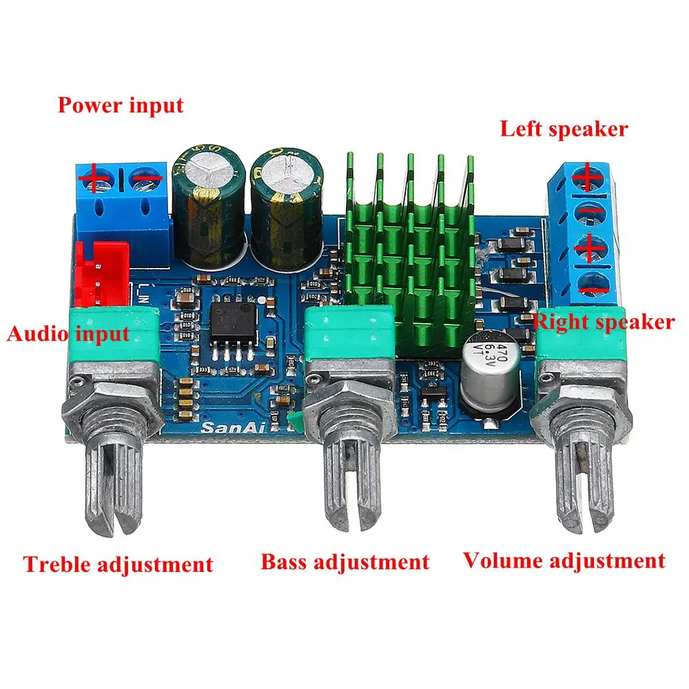 LEORY TAP3116D2 2.0 Stereo 2 Channel HiFi High Power Digital Amplifier Board DC 12V To 22V
LEORY TAP3116D2 2.0 Stereo 2 Channel HiFi High Power Digital Amplifier Board DC 12V To 22V