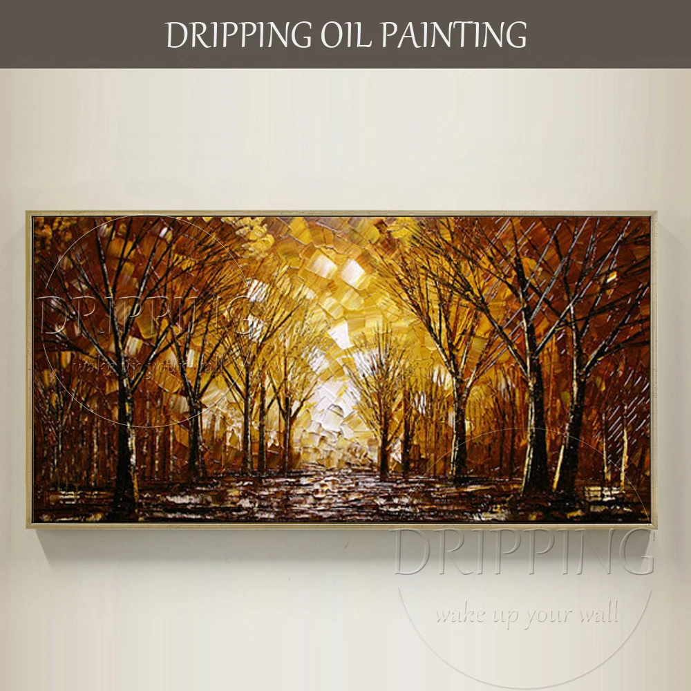 Artist Hand-painted High Quality Modern Abstract Forest Oil Painting on Canvas Birch Tree Oil Painting Match for Brown Furniture
Artist Hand-painted High Quality Modern Abstract Forest Oil Painting on Canvas Birch Tree Oil Painting Match for Brown Furniture