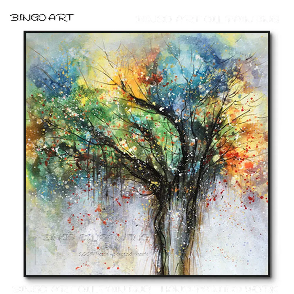 Beautiful Fine Art Hand-painted Art Colorful Tree Oil Painting Fine Art Rich Colors Tree Oil Painting for Living Room Decoration
Beautiful Fine Art Hand-painted Art Colorful Tree Oil Painting Fine Art Rich Colors Tree Oil Painting for Living Room Decoration