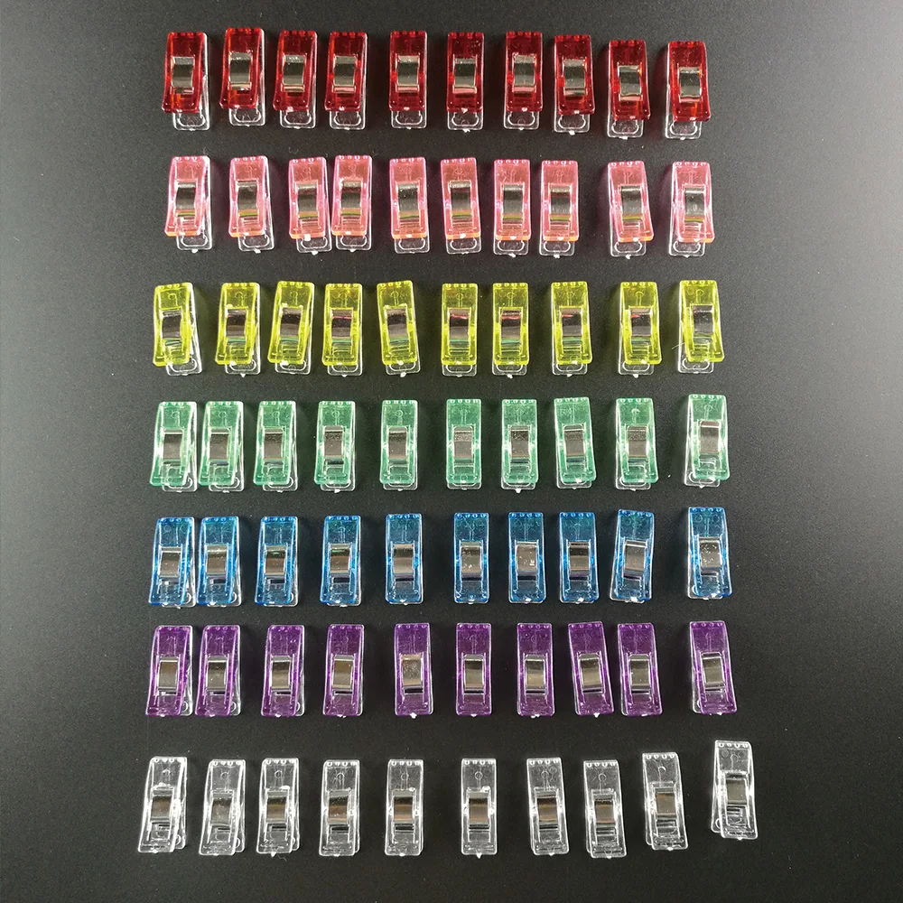 50pcs/bag Clips DIY Plastic Sewing Fixed Clips Patchwork Crafts Transparent Quilt Quilting Patchwork Clip Metal Garment Clips
50pcs/bag Clips DIY Plastic Sewing Fixed Clips Patchwork Crafts Transparent Quilt Quilting Patchwork Clip Metal Garment Clips