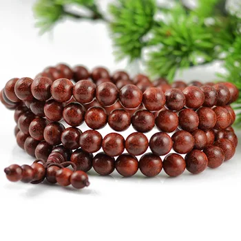 108*6mm Genuine rift grain Red Sandalwood Beads Buddha Malas Bracelet Healthy Jewelry Man Wrist Mala Ne*klace Factory
108*6mm Genuine rift grain Red Sandalwood Beads Buddha Malas Bracelet Healthy Jewelry Man Wrist Mala Ne*klace Factory