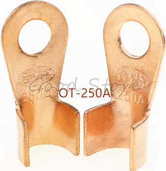 10pcs/lot OT-250A Battery Cable Connector Circular 10mm Splice Crimp Ring Terminal Cable Copper Lug 250A
10pcs/lot OT-250A Battery Cable Connector Circular 10mm Splice Crimp Ring Terminal Cable Copper Lug 250A