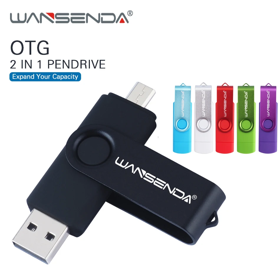 New WANSENDA 2 in 1 OTG USB Flash Drive 8GB 16GB 32GB 64GB 128GB Pen Drive External Storage Pendrive 256GB Android USB Stick
New WANSENDA 2 in 1 OTG USB Flash Drive 8GB 16GB 32GB 64GB 128GB Pen Drive External Storage Pendrive 256GB Android USB Stick